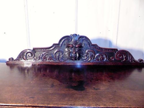fig 1. A Victorian Carved Oak Green Man Buffet.