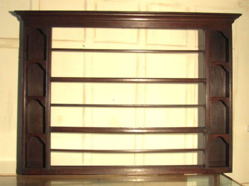 An 18th Century Delft Plate Rack in Oak