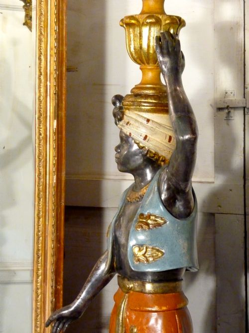 fig 3. A Magnificent Pair of Venetian Blackamoor Candelabra