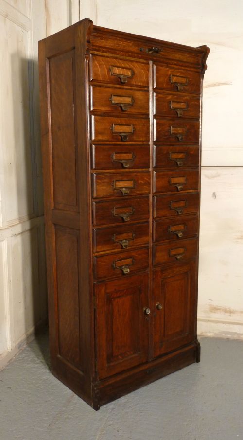 The Advance Letter Filing Cabinet, Made in Oak