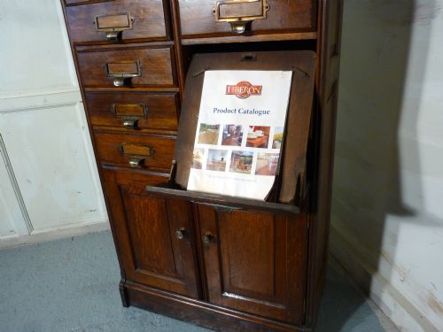fig 2. The Advance Letter Filing Cabinet, Made in Oak