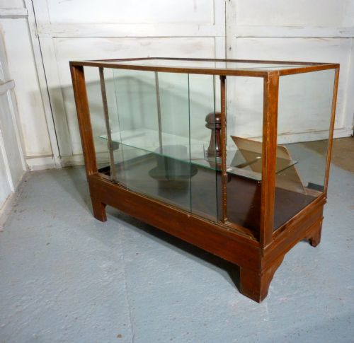 fig 1. Small Vintage Art Deco Haberdashery Shop Counter, Shop Display