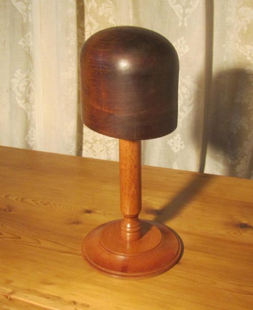 19th Century Wig Makers Stand Hat Block