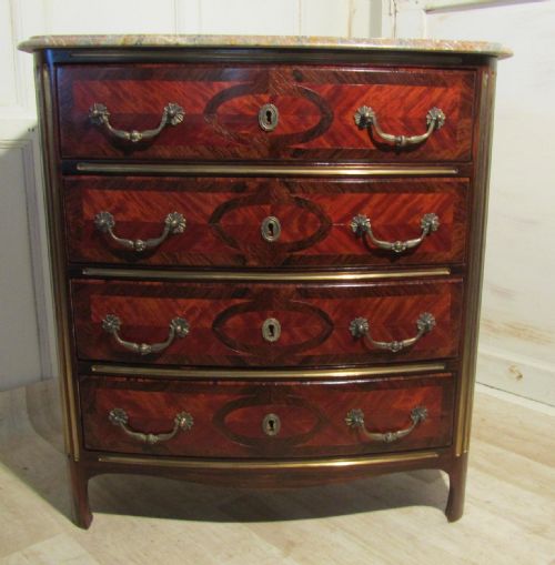 fig 1. French Inlaid Commode or Chest of Drawers