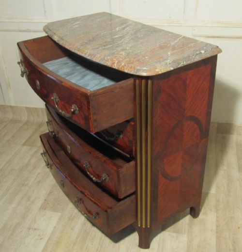 fig 2. French Inlaid Commode or Chest of Drawers