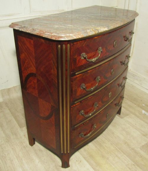 fig 3. French Inlaid Commode or Chest of Drawers