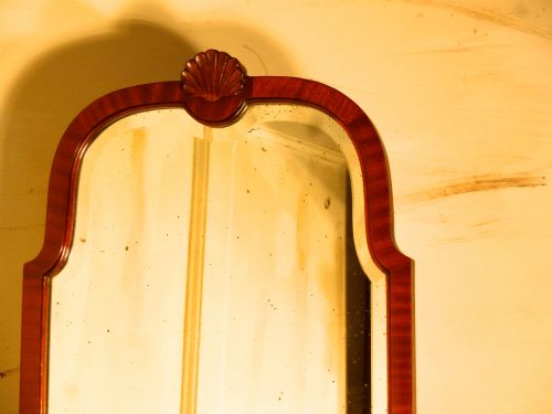 fig 2. Edwardian Mahogany Adam Style Cheval Mirror