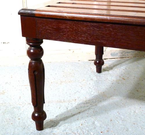 fig 2. A Very Elegant Early Victorian Mahogany Luggage Rack, Suitcase Stand