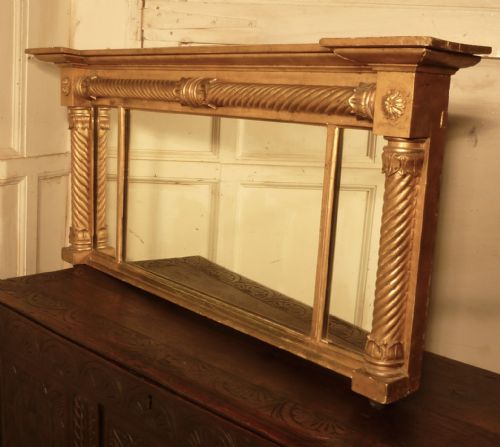 fig 1. Regency Style Gilt Mirror or Over Mantle