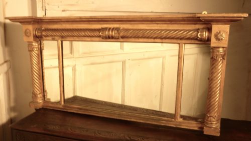 fig 2. Regency Style Gilt Mirror or Over Mantle