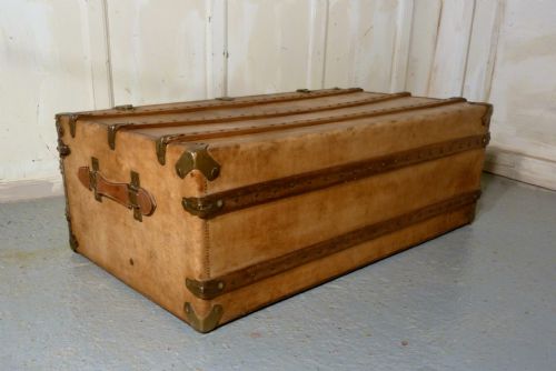 fig 3. Fitted Steamer Trunk or Cabin Chest of Drawers, Coffee Table