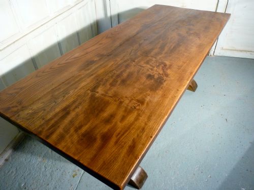 fig 2. 19th Century Country Elm Refectory Table