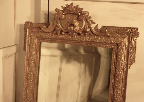 fig 1. French Shabby Gilt Wall Mirror