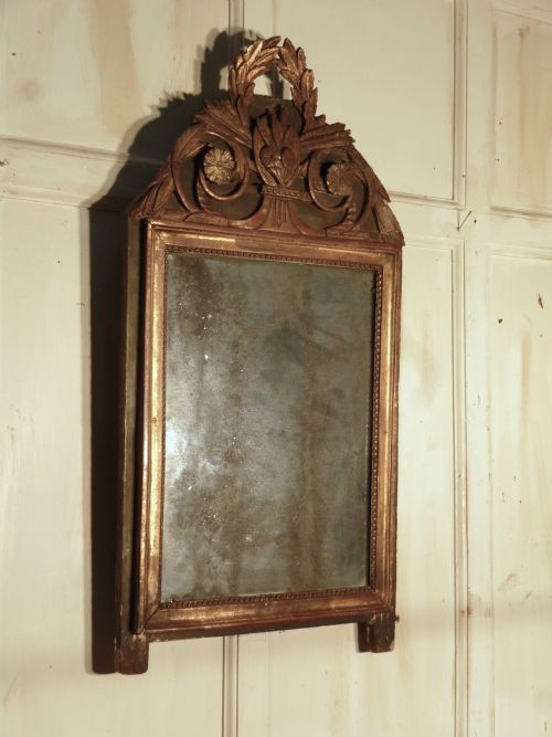 17th Century Mirror, Shabby, Faded Louis Xiv