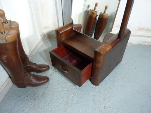 fig 2. Art Deco Walnut Cheval Mirror