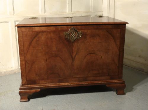 A Large Walnut Coffer, Dower Chest