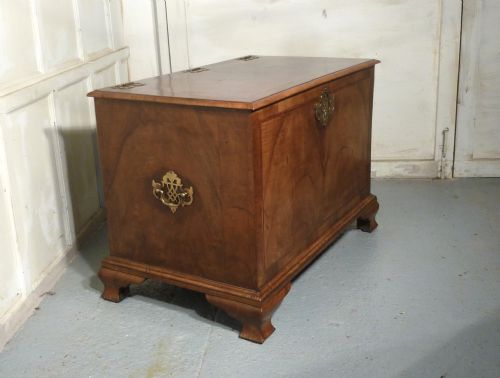 fig 1. A Large Walnut Coffer, Dower Chest