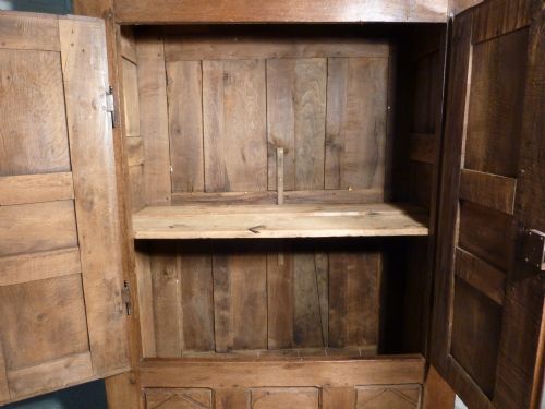 fig 3. 17th Century French Oak Housekeepers Cupboard, Armoire