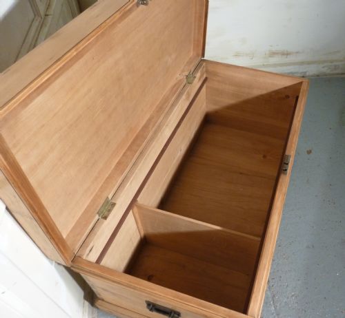fig 2. A Large Victorian Pine Blanket Box or Coffee Table