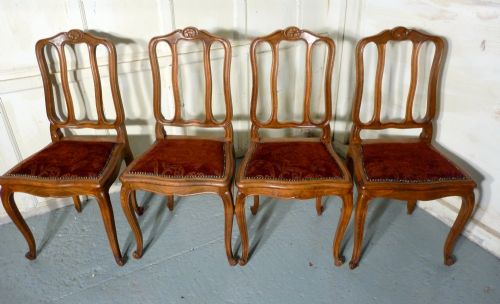 fig 1. Set of 6 French Dining Chairs