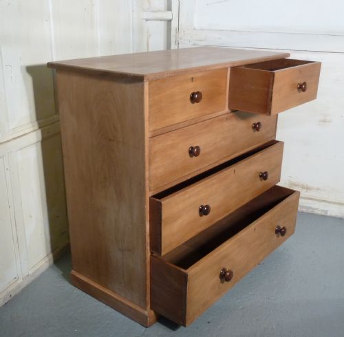 fig 1. A Large Victorian Cherry Chest of Drawers