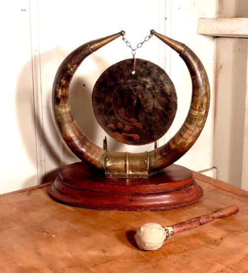 fig 2. Art Deco Animal Horn Table Gong