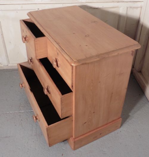 fig 2. Victorian Stripped Pine Chest of Drawers