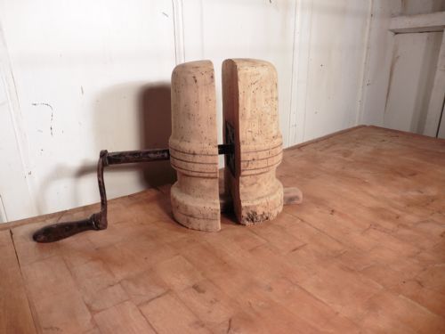fig 1. Early 19th Century French Hat Makers Stretcher Hat Block