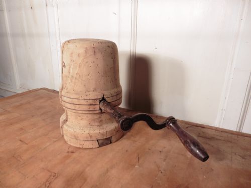 fig 2. Early 19th Century French Hat Makers Stretcher Hat Block