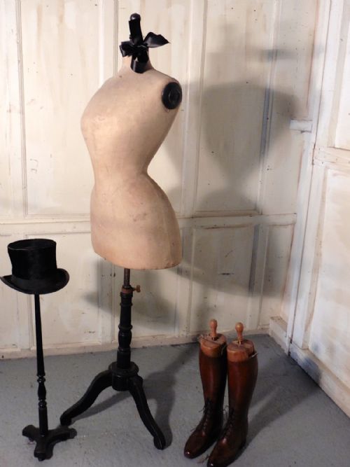 Early 19th Century French Mannequin, Dressmakers Dummy, Wasp Waist