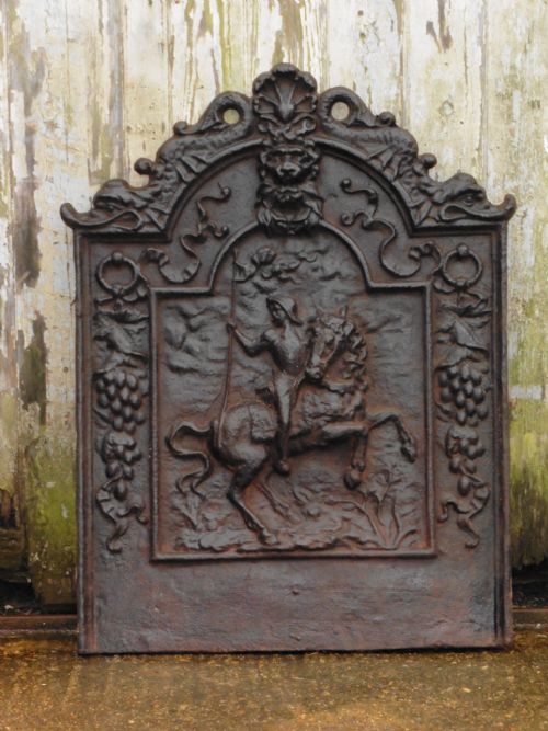 A 19th Century English Cast Iron Fire Back
