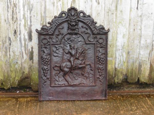 fig 2. A 19th Century English Cast iron Fire Back