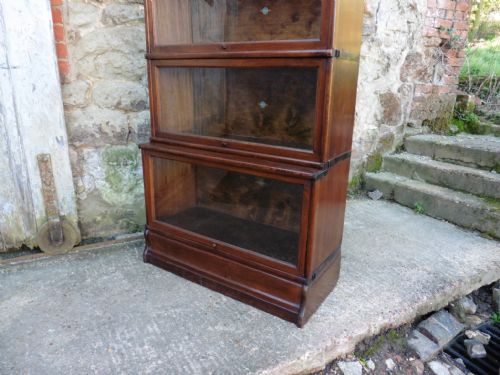 fig 1. A 5 Stack Waterfall Oak Globe Wernicke Barristers Bookcase 0r Filing Cabinet