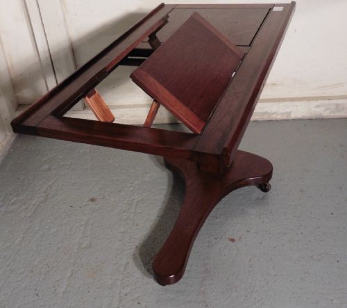 fig 1. Victorian Mahogany, Reading Stand Over Bed Table, Duet Music Stand