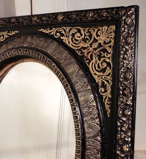 fig 1. Stunning French Empire Gilt and Lacquer Wall Mirror