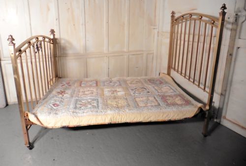 fig 1. A Lovely Victorian Brass Double Bed