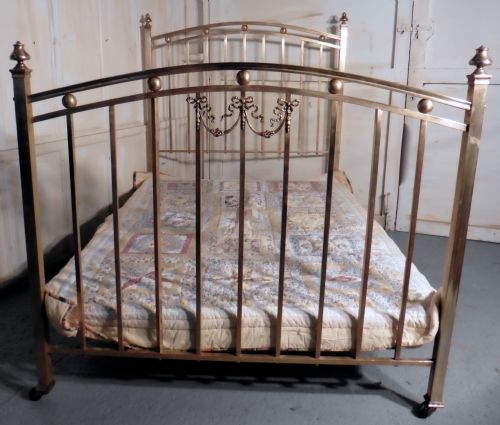 fig 2. A Lovely Victorian Brass Double Bed