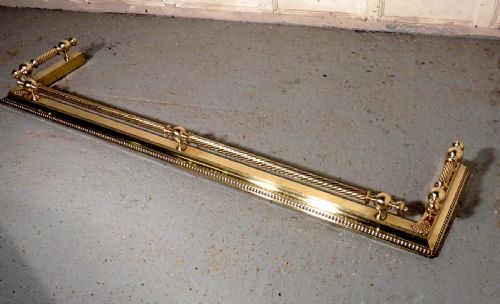 fig 1. Large Victorian Brass Fender