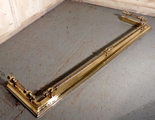 fig 2. Large Victorian Brass Fender