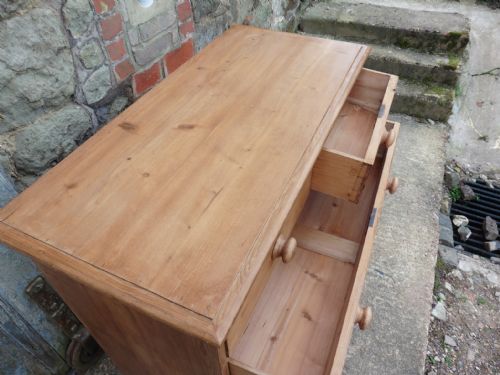 fig 2. A Large Victorian Pine chest of drawers