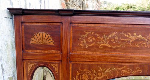 fig 2. Regency Inlaid Mirror or Over Mantle