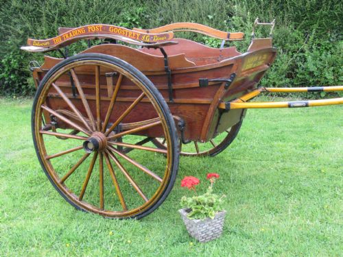 Horse Drawn Trading Post Delivery Cart