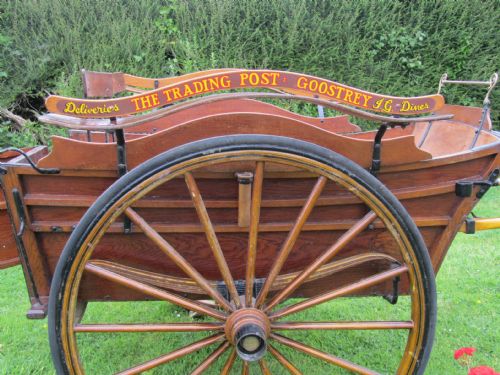 fig 1. Horse Drawn Trading Post Delivery Cart