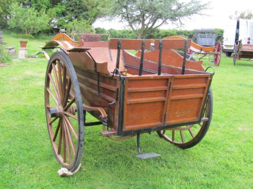 fig 2. Horse Drawn Trading Post Delivery Cart