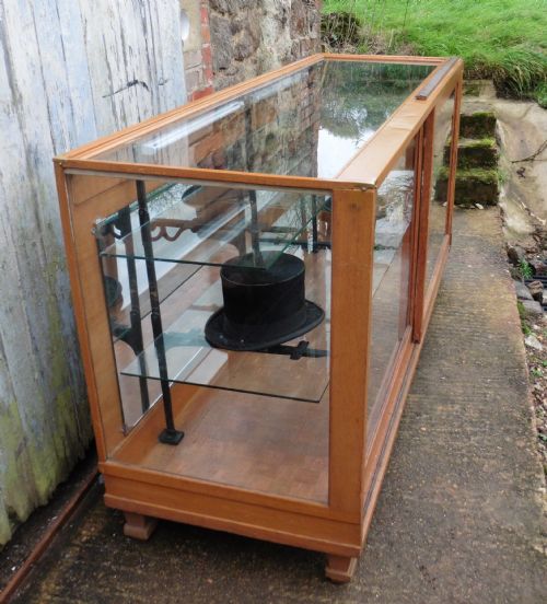 fig 1. Vintage Art Deco Haberdashery Shop Counter, Shop Display