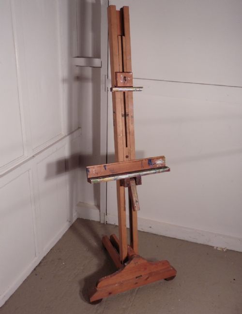 A Large French Adjustable Easel