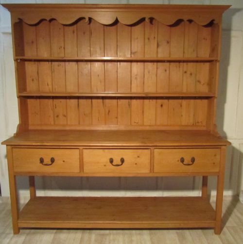A Very Large Georgian Pine Pot Board Dresser