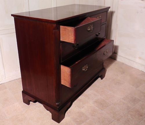 fig 3. Georgian Flame Mahogany Chest of Drawers