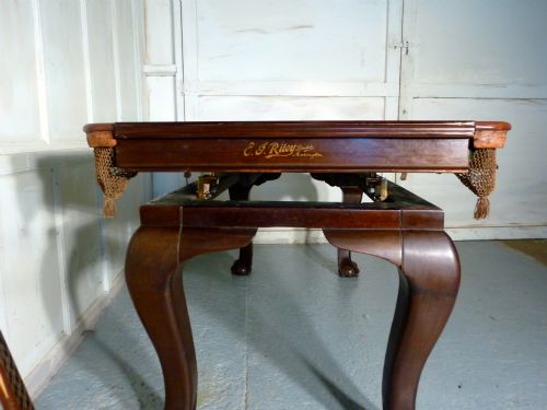 fig 2. An Edwardian Riley Mahogany Dining Billiard and Snooker Table