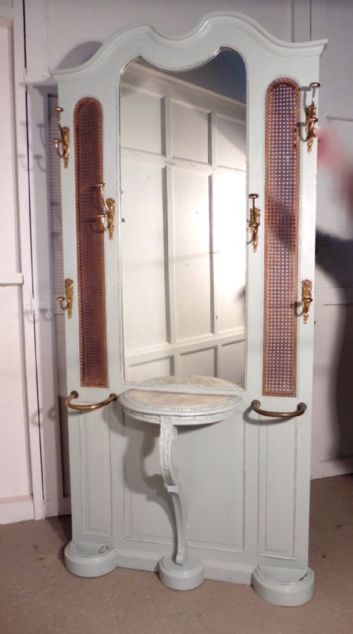 French Painted Hall Stand,